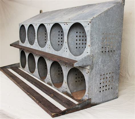 metal laying boxes|galvanized nesting boxes for sale.